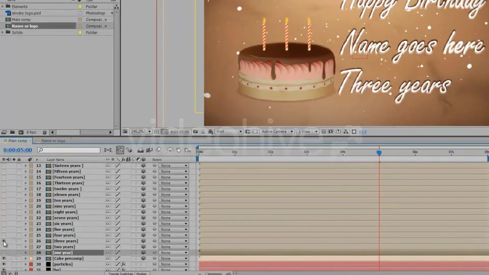 Happy Birthday Videohive 1715031 After Effects Image 7