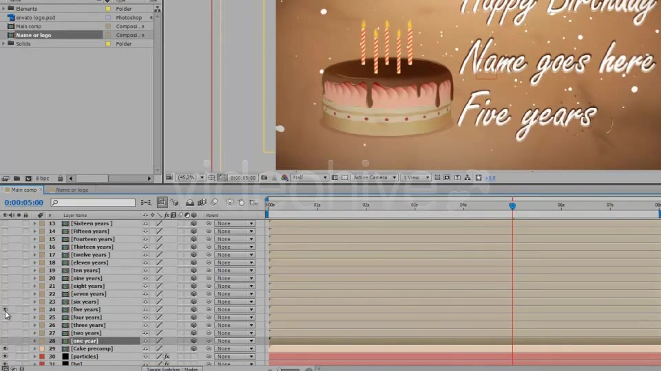 Happy Birthday Videohive 1715031 After Effects Image 8