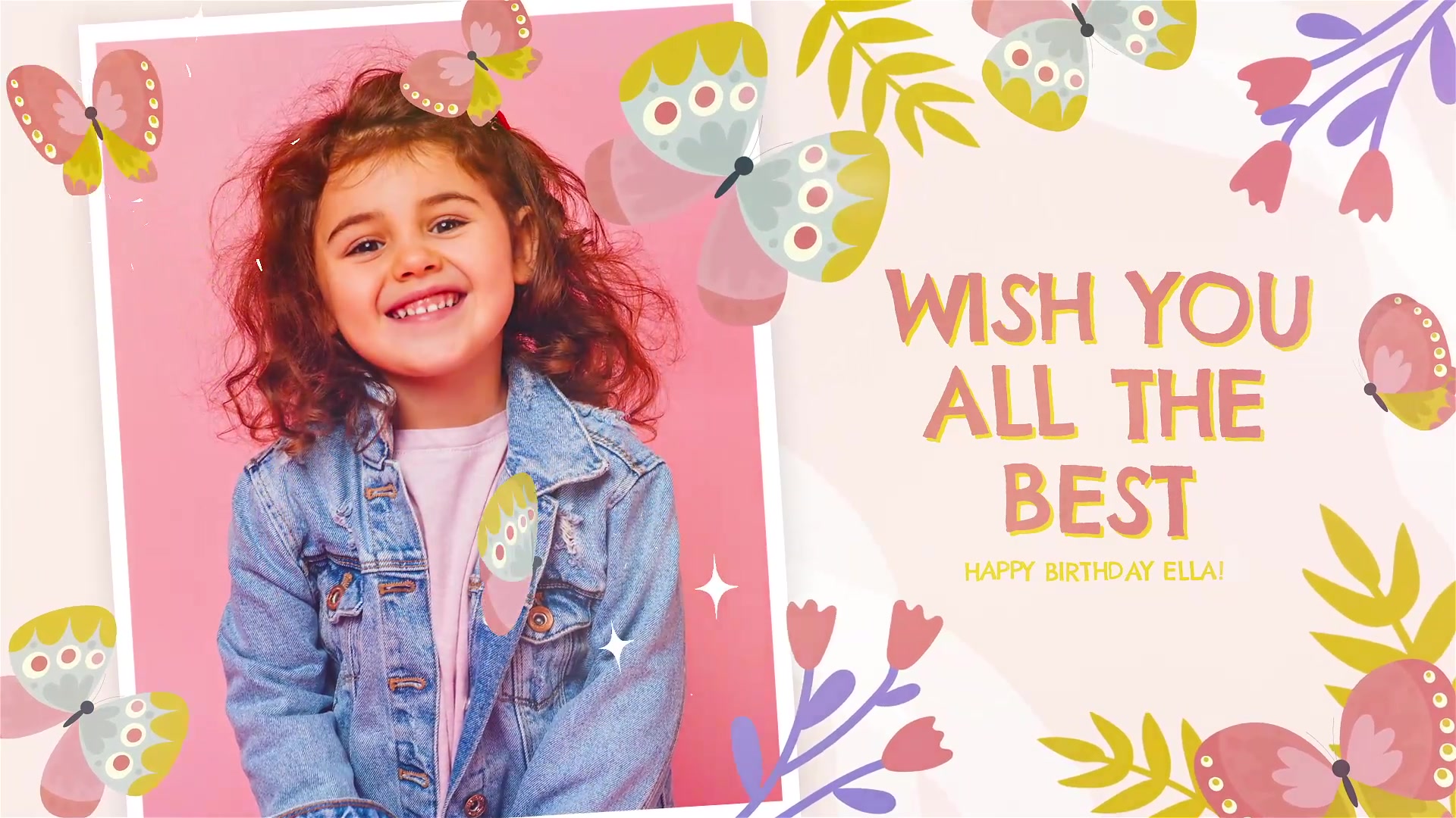 Happy Birthday Ella Videohive 33170695 Premiere Pro Image 5