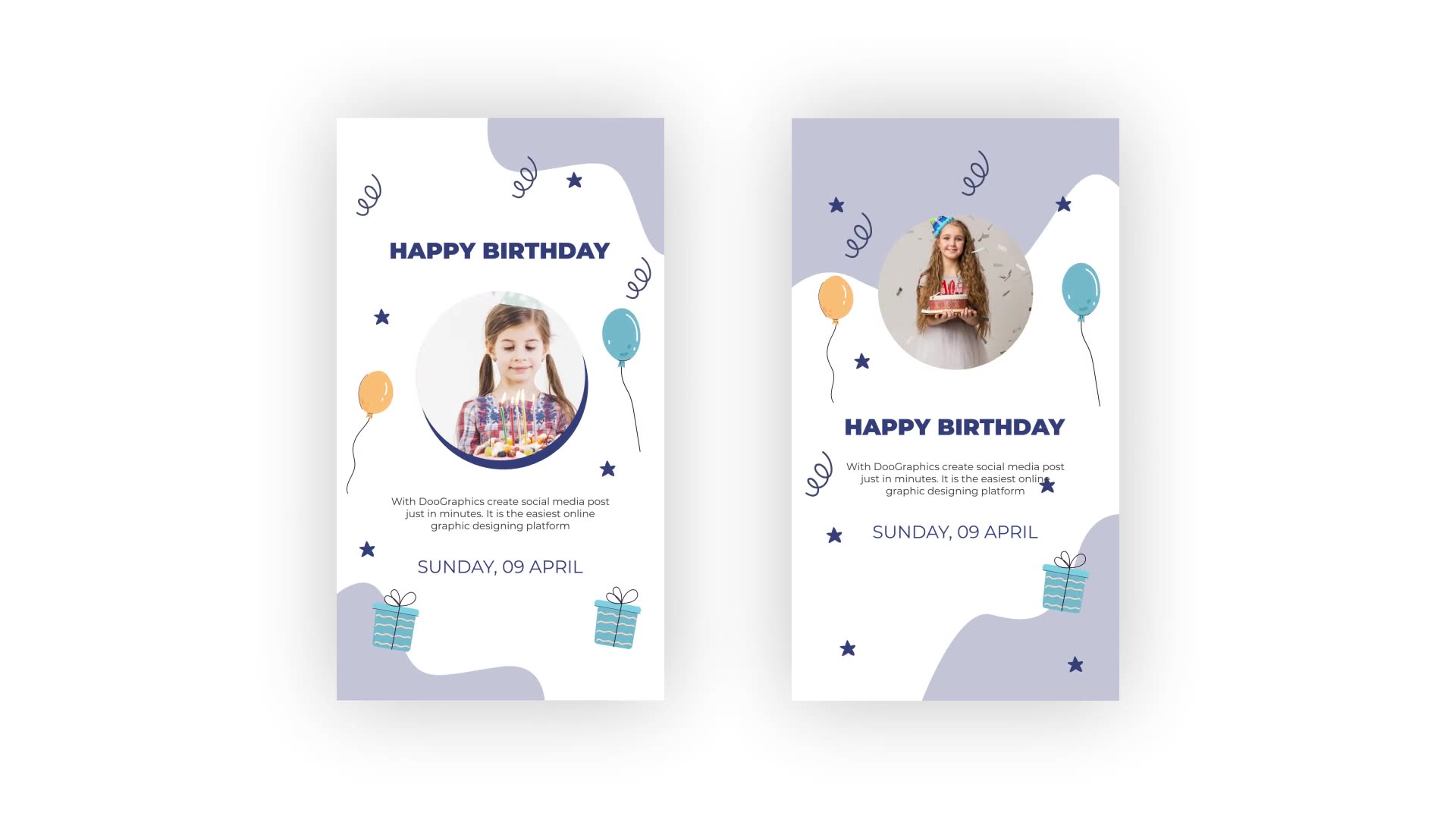 Happy Birthday Instagram Stories Pack Videohive 34038077 After Effects Image 3