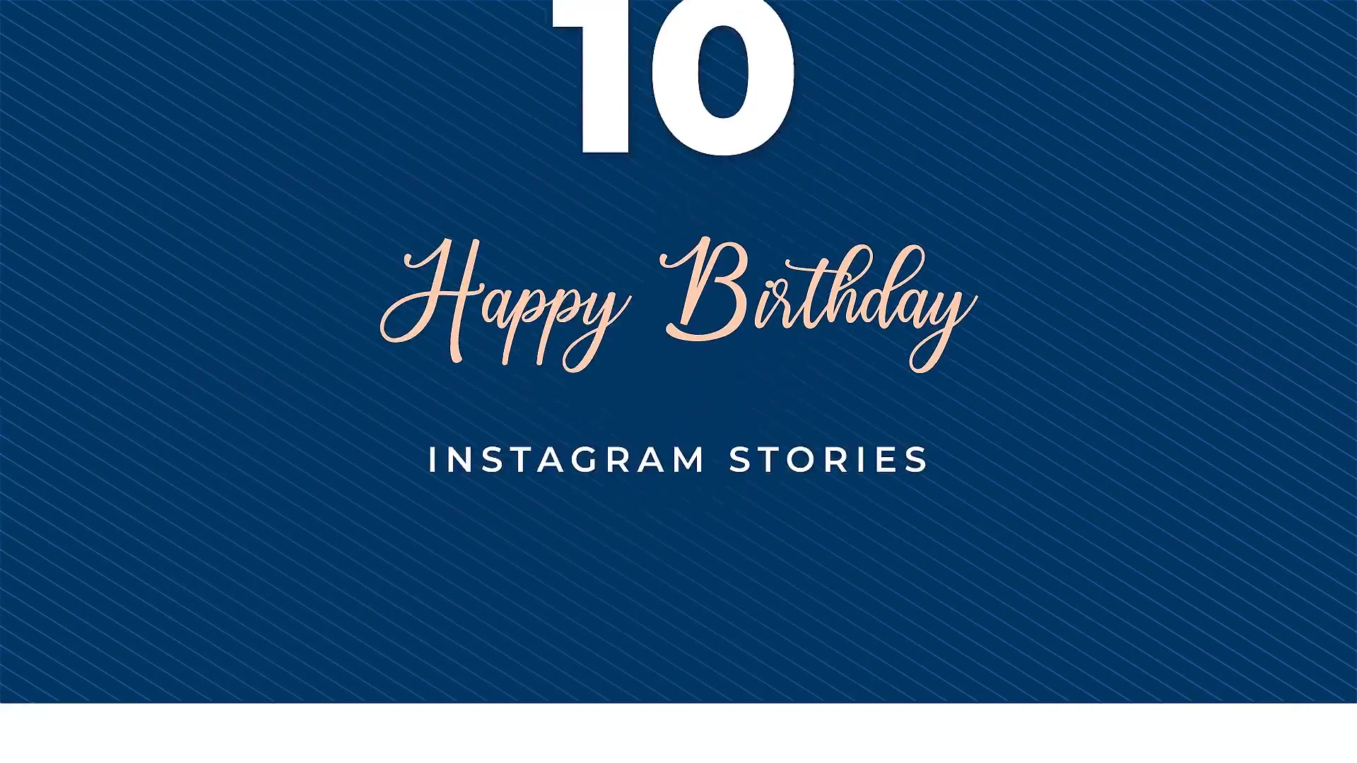 Happy Birthday | Instagram Story Pack Videohive 34187578 Download Quick ...