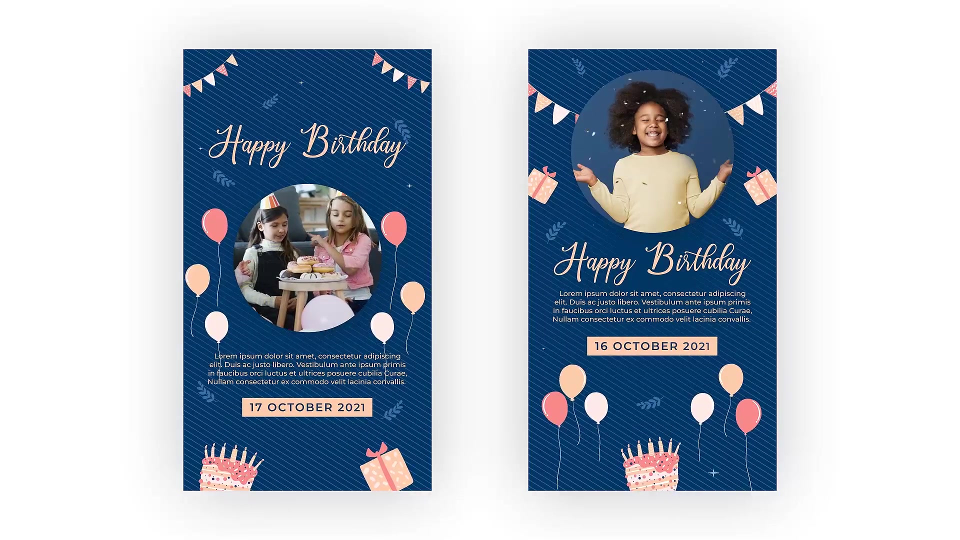 Happy Birthday | Instagram Story Pack Videohive 34187578 After Effects Image 3