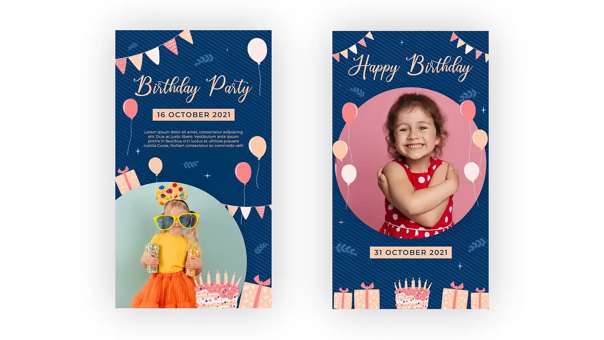 Happy Birthday | Instagram Story Pack Videohive 34187578 After Effects Image 9