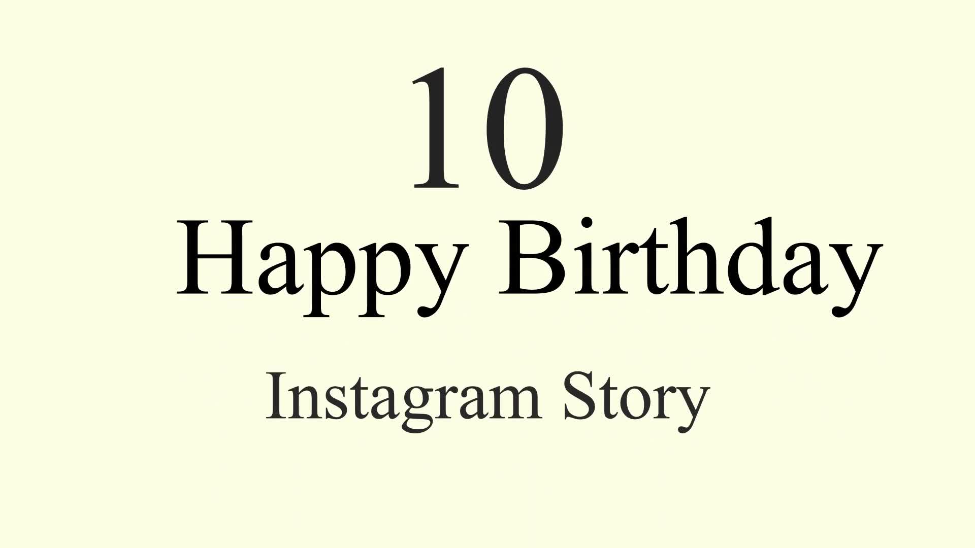 Happy Birthday Instagram Story Pack Download Rapid 34436740 Videohive ...