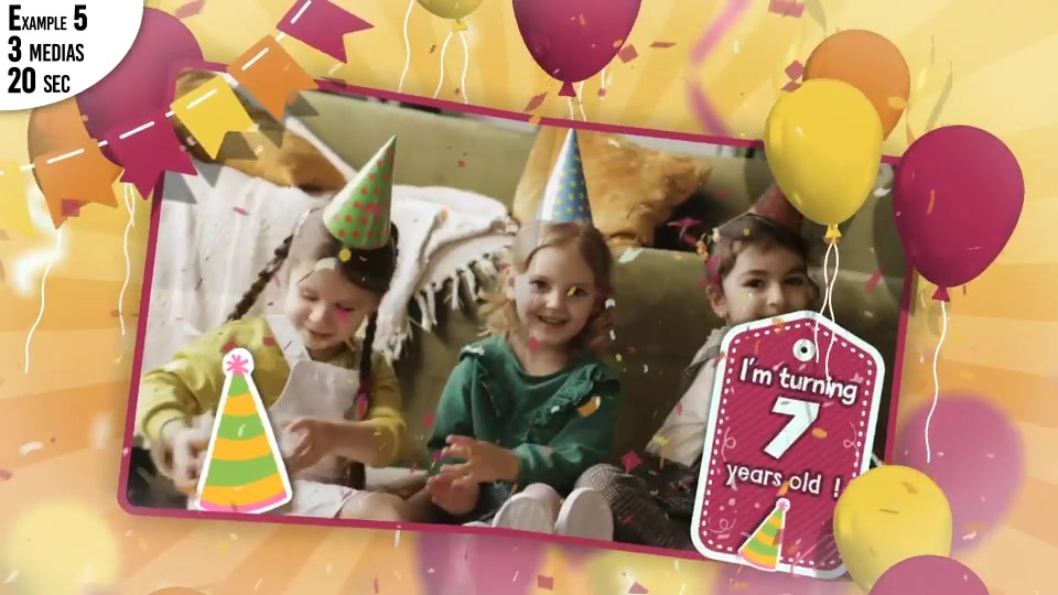 Happy Birthday invitation and Slideshow Videohive 32337846 After Effects Image 13