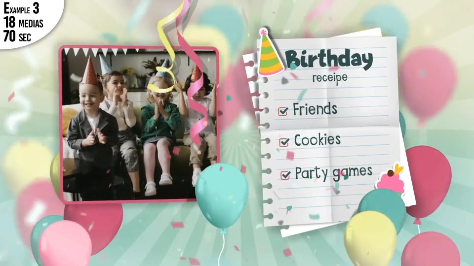 Happy Birthday invitation and Slideshow Videohive 32337846 After Effects Image 6