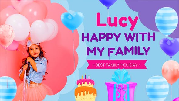 Happy Birthday Lucy - 32334481 Videohive Download