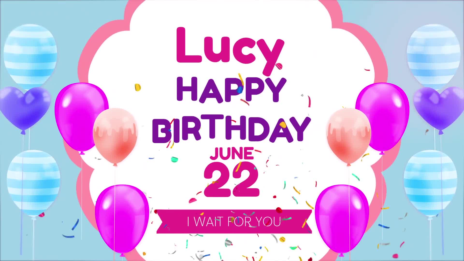 Happy Birthday Lucy | MOGRT Videohive 32403129 Premiere Pro Image 1