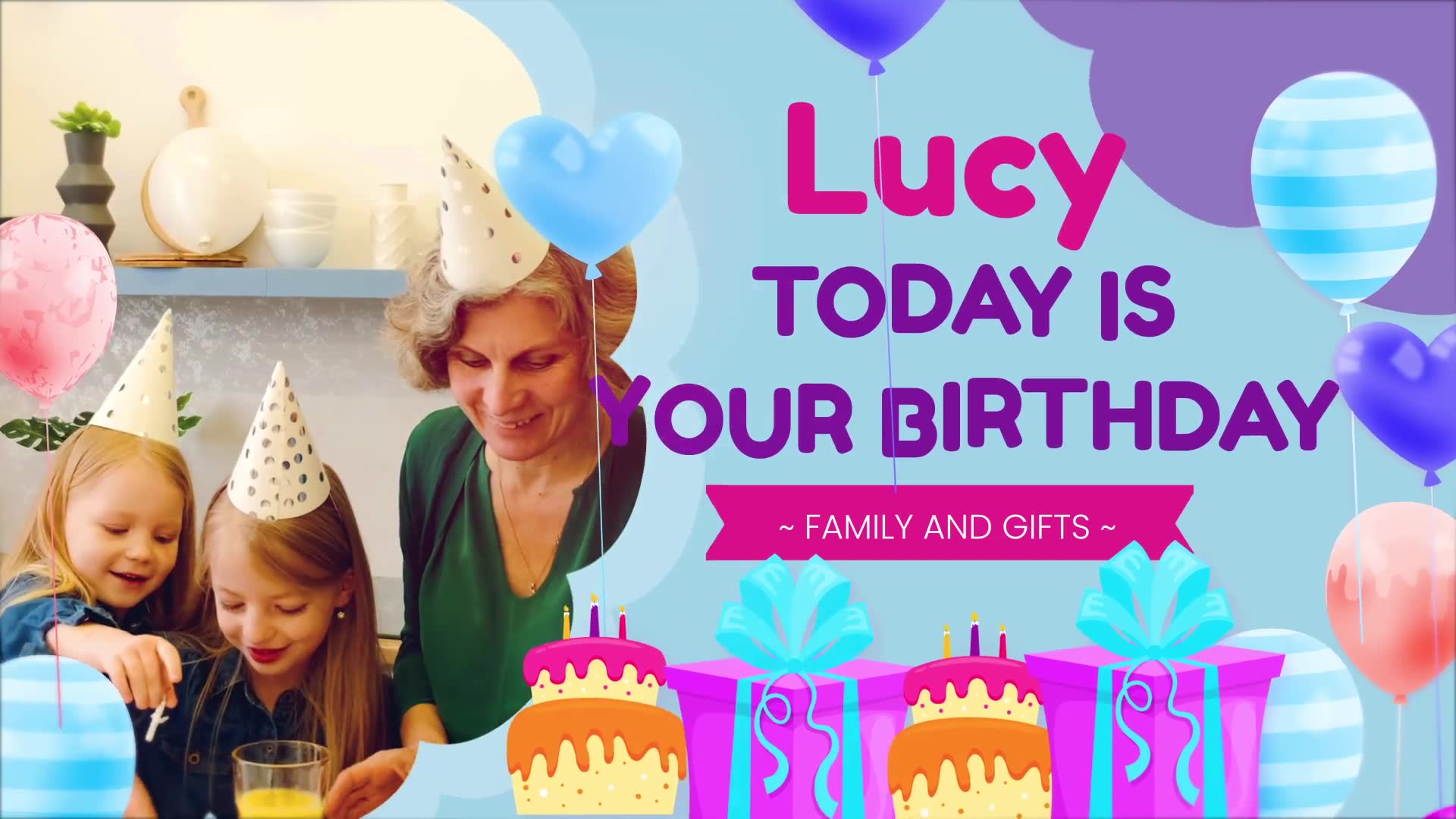 Happy Birthday Lucy | MOGRT Videohive 32403129 Premiere Pro Image 8