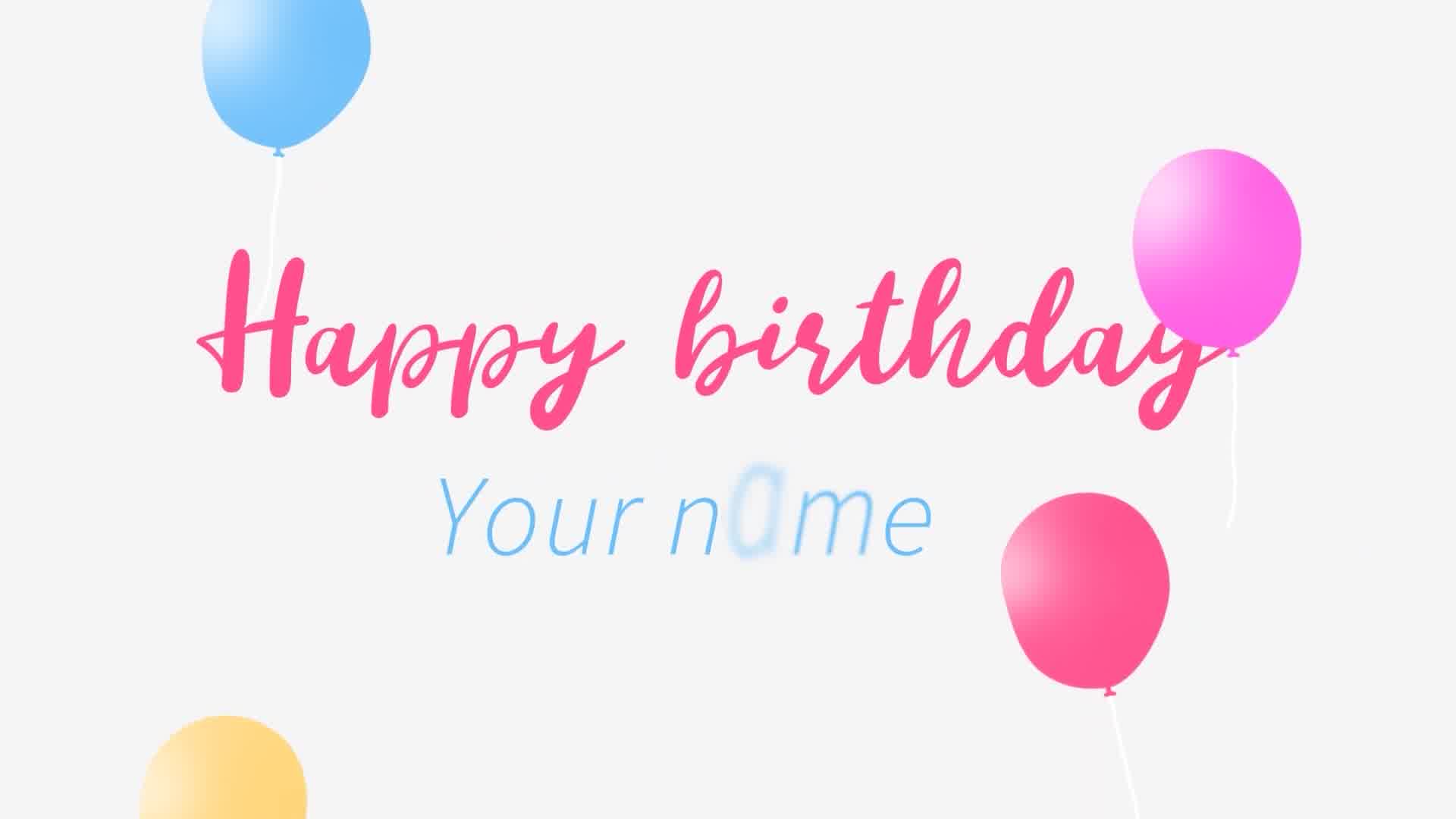 Happy Birthday Opener Videohive 30621253 After Effects Image 11