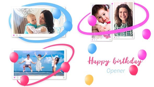 Happy Birthday Opener - 30621253 Download Videohive