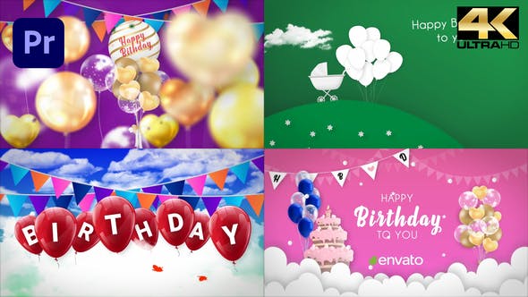 Happy Birthday Opener | Mogrt - Videohive 33727399 Download