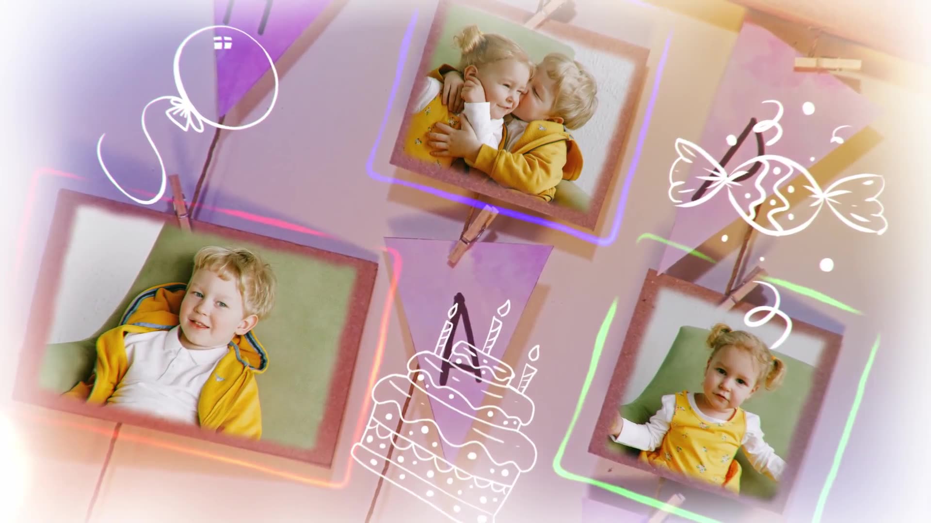 Happy Birthday Photo Frames Videohive 32068436 DaVinci Resolve Image 2