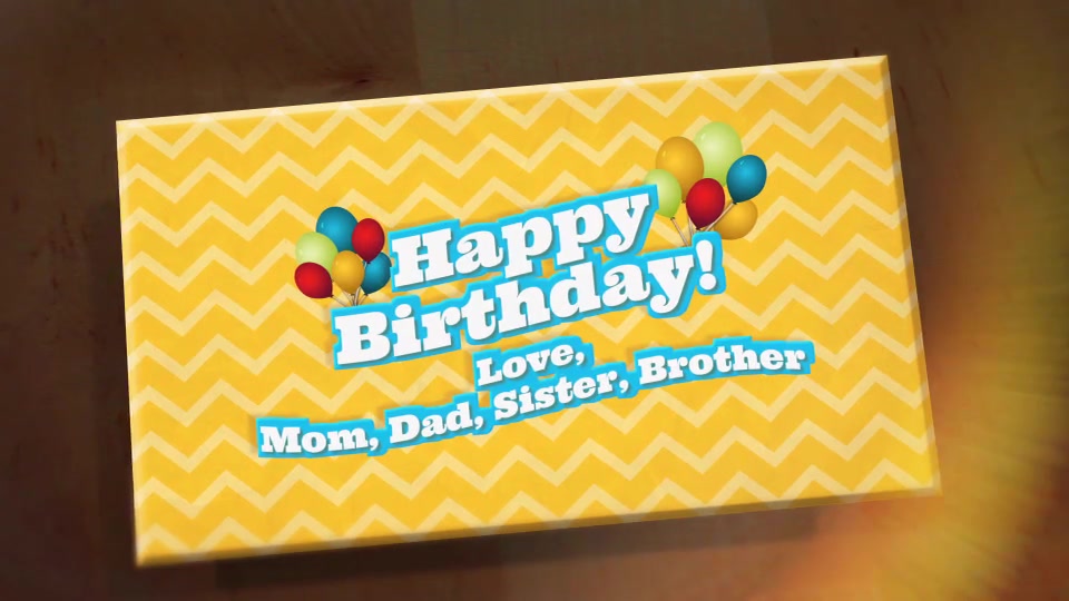 Happy Birthday Pop Up Book Videohive 36005995 After Effects Image 13