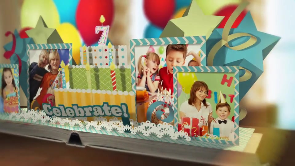Happy Birthday Pop Up Book Videohive 36005995 After Effects Image 5