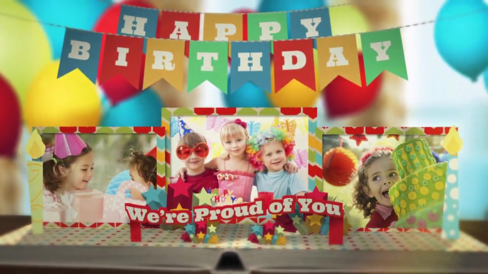 Happy Birthday Pop Up Book Videohive 36005995 After Effects Image 7