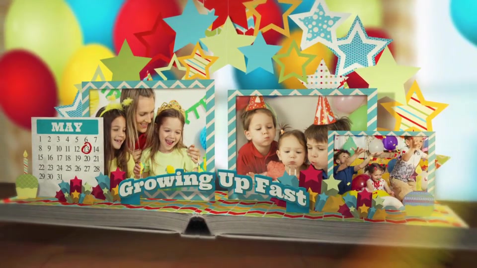 Happy Birthday Pop Up Book Videohive 36005995 After Effects Image 9