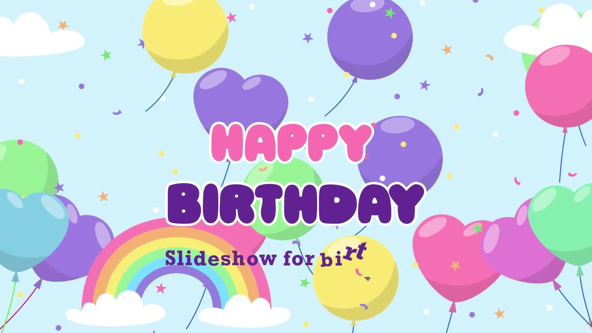 Happy Birthday slideshow Videohive 37717186 After Effects Image 1