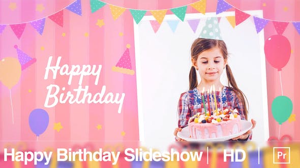 Happy Birthday Slideshow - 38277554 Download Videohive