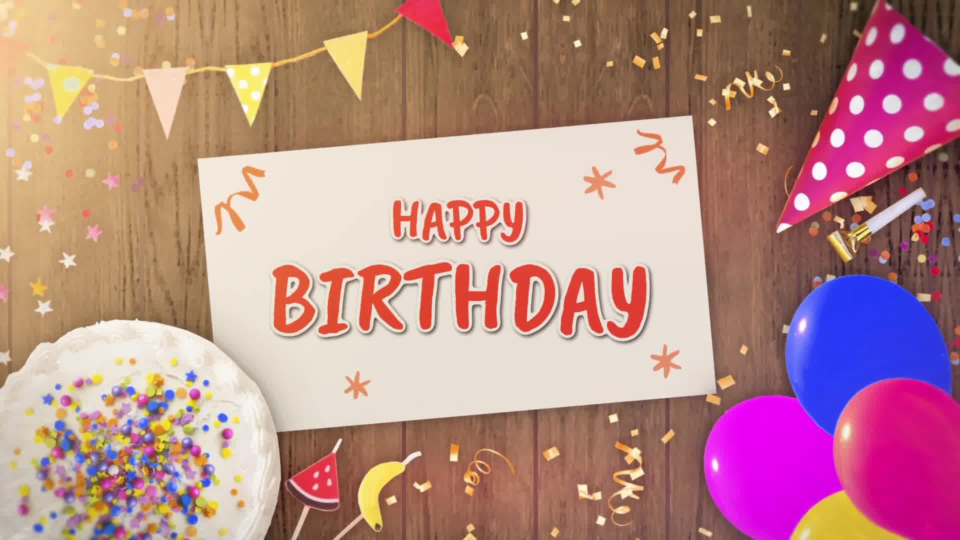Happy Birthday Slideshow Opener for After Effects Videohive 39705408 After Effects Image 10
