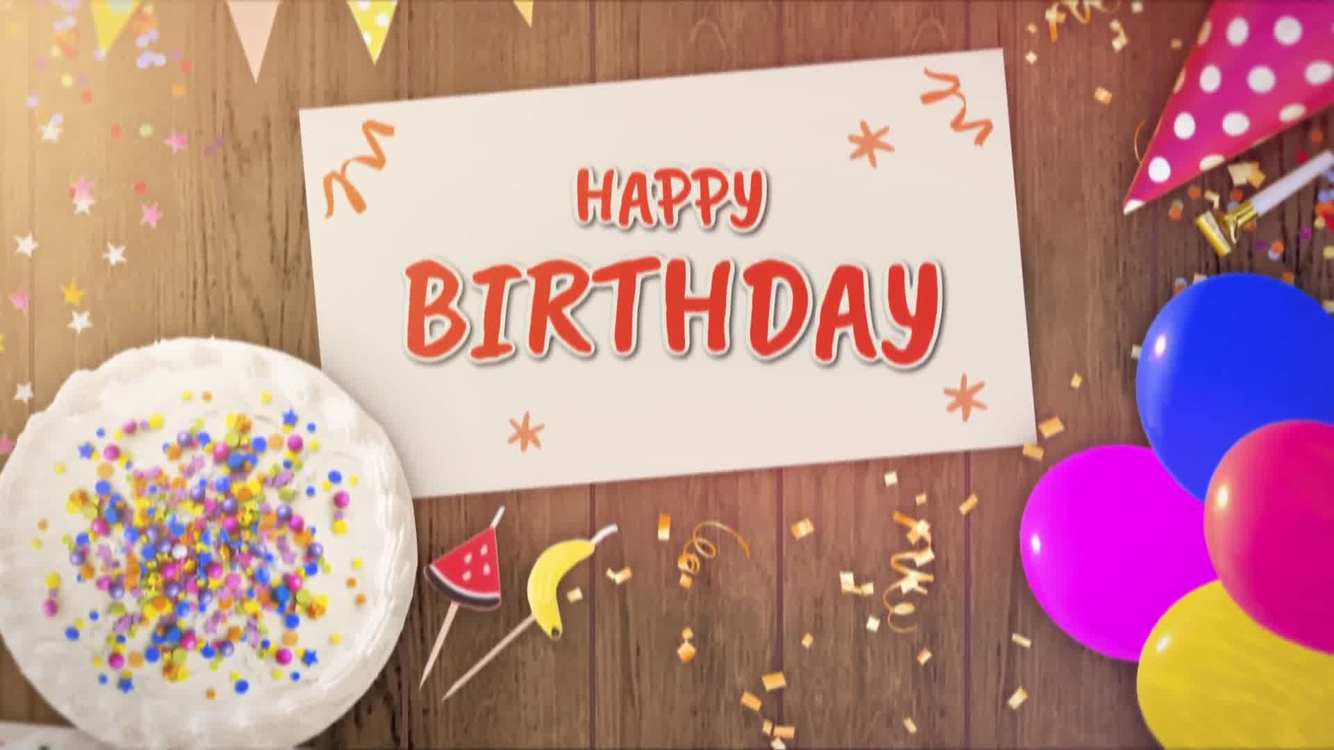 Happy Birthday Slideshow Opener for After Effects Videohive 39705408 After Effects Image 9