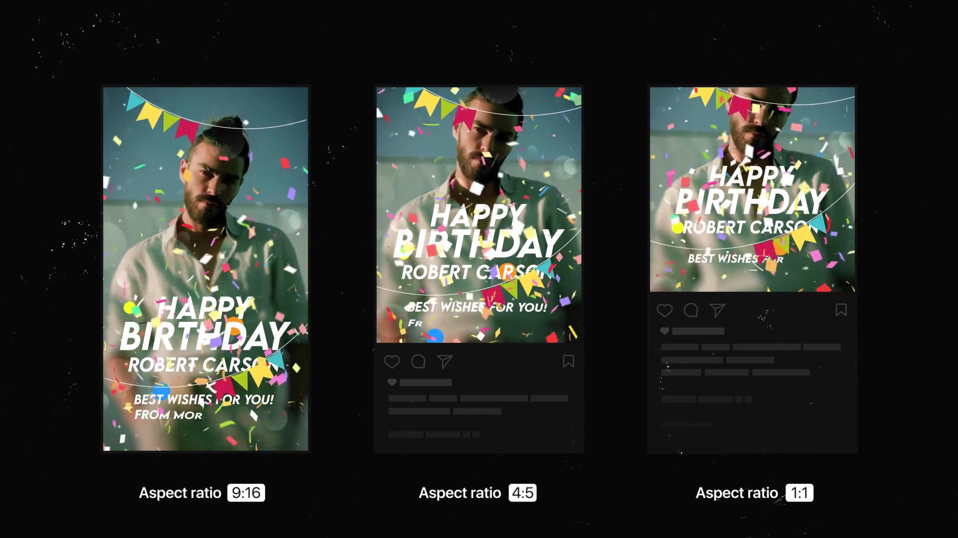 Happy Birthday | Stories & Posts Videohive 38077971 After Effects Image 3