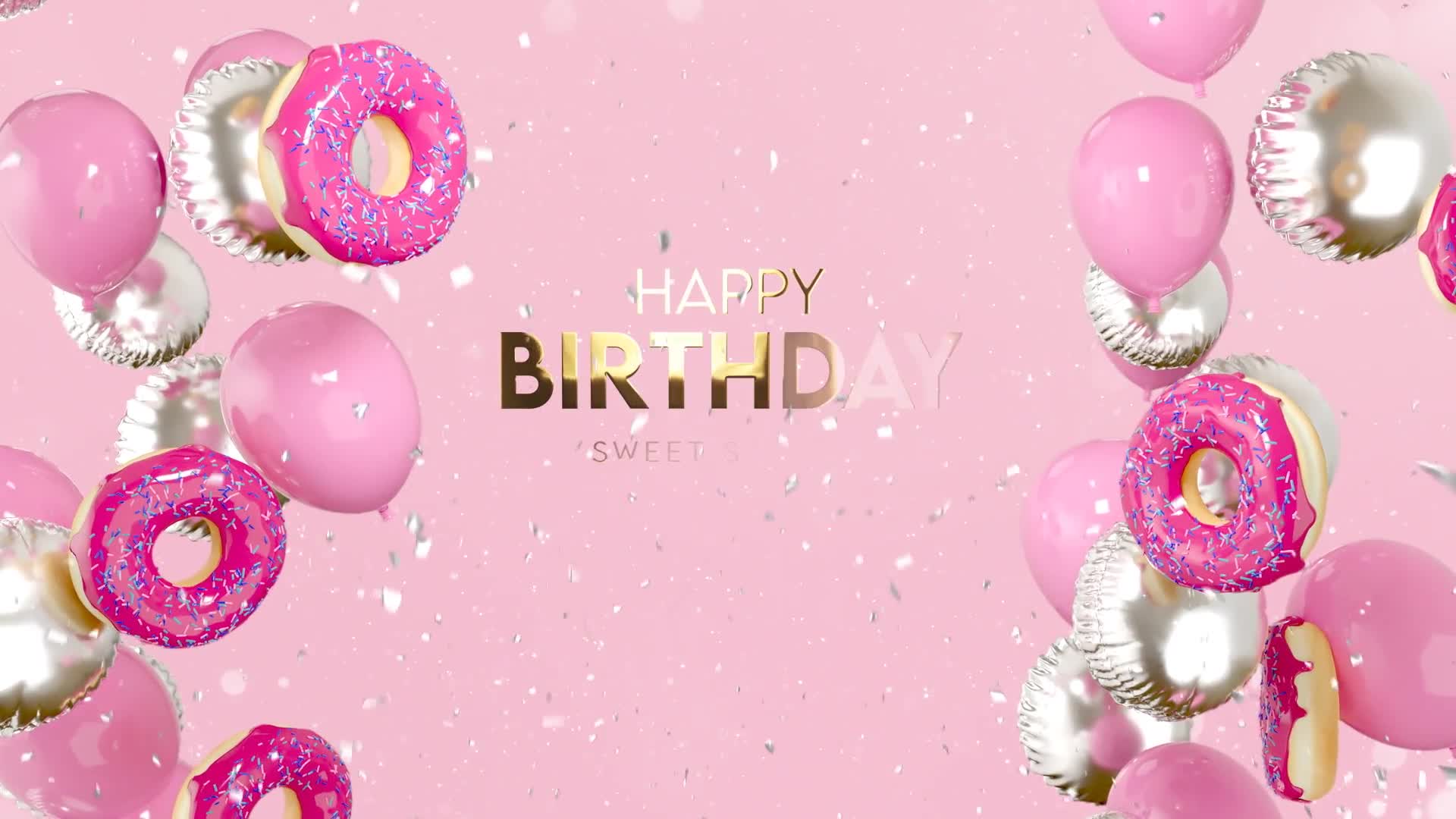 Happy Birthday Sweet Style Videohive 39916832 After Effects Image 1