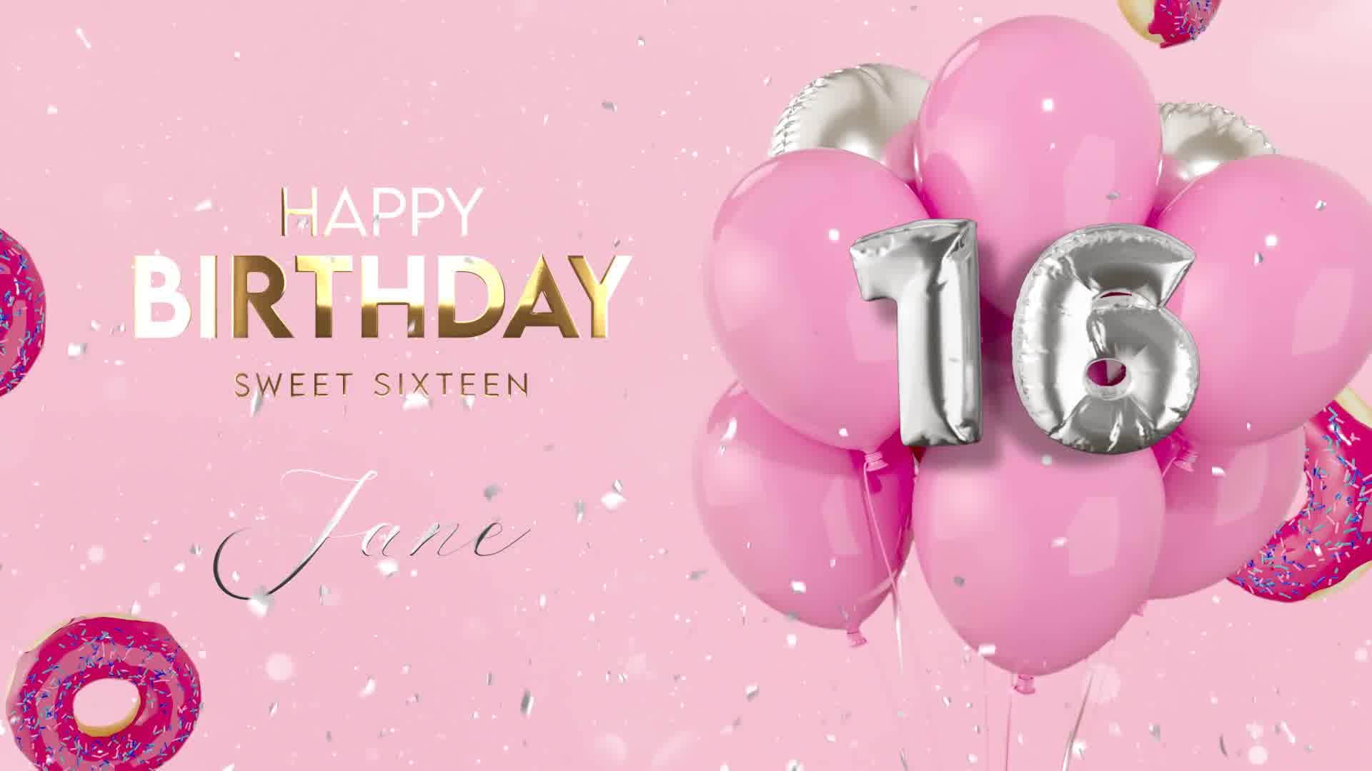 Happy Birthday Sweet Style Videohive 39916832 After Effects Image 10