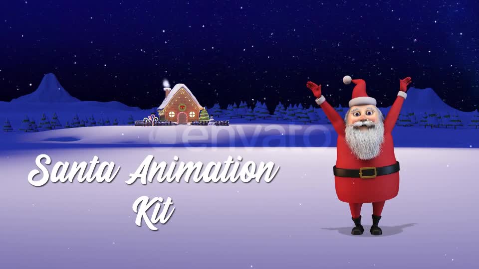 Happy Christmas v2 Santa Animation Kit Videohive 22966551 After Effects Image 1