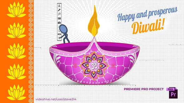 Happy Diwali Greetings Card - 29103325 Videohive Download