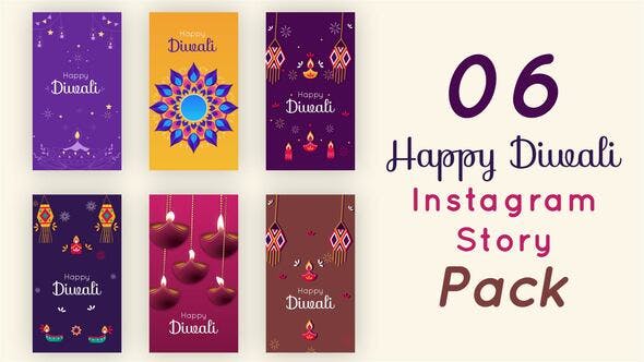 Happy Diwali Instagram Story Pack - Videohive 34213065 Download