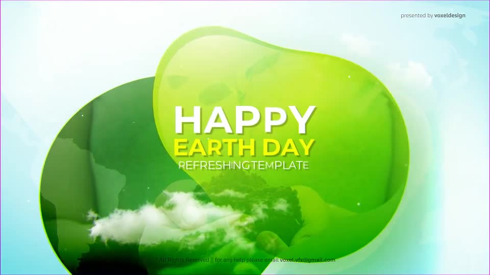 Happy Earth Day Title Videohive 26312685 After Effects Image 1
