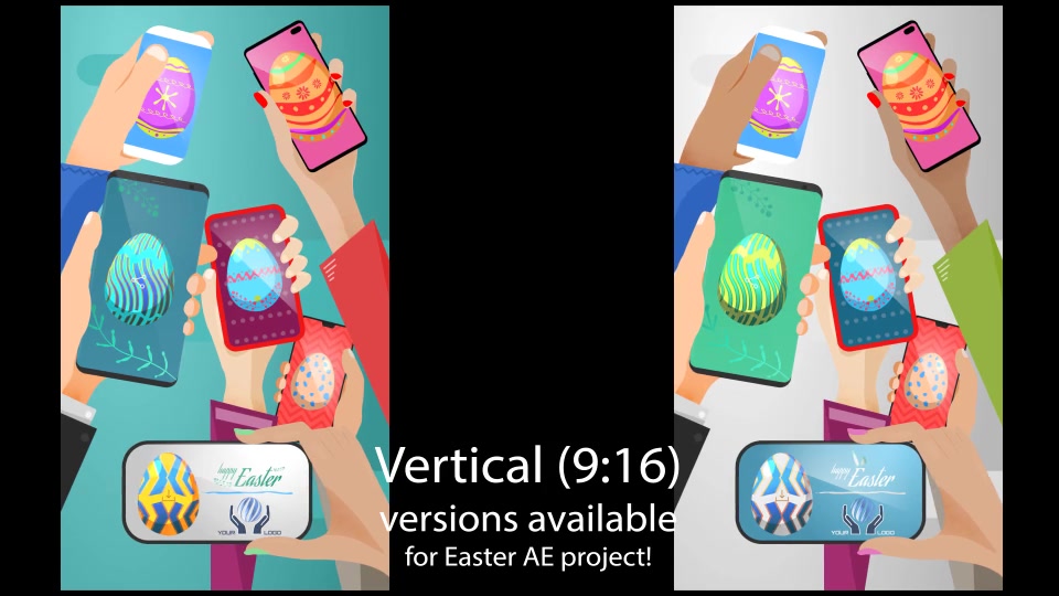 Happy Easter Day Diwali Eid Mubarak Social Share Videohive 23589378 After Effects Image 5