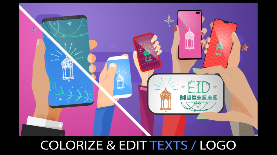 Happy Easter Day Diwali Eid Mubarak Social Share Videohive 23589378 After Effects Image 8