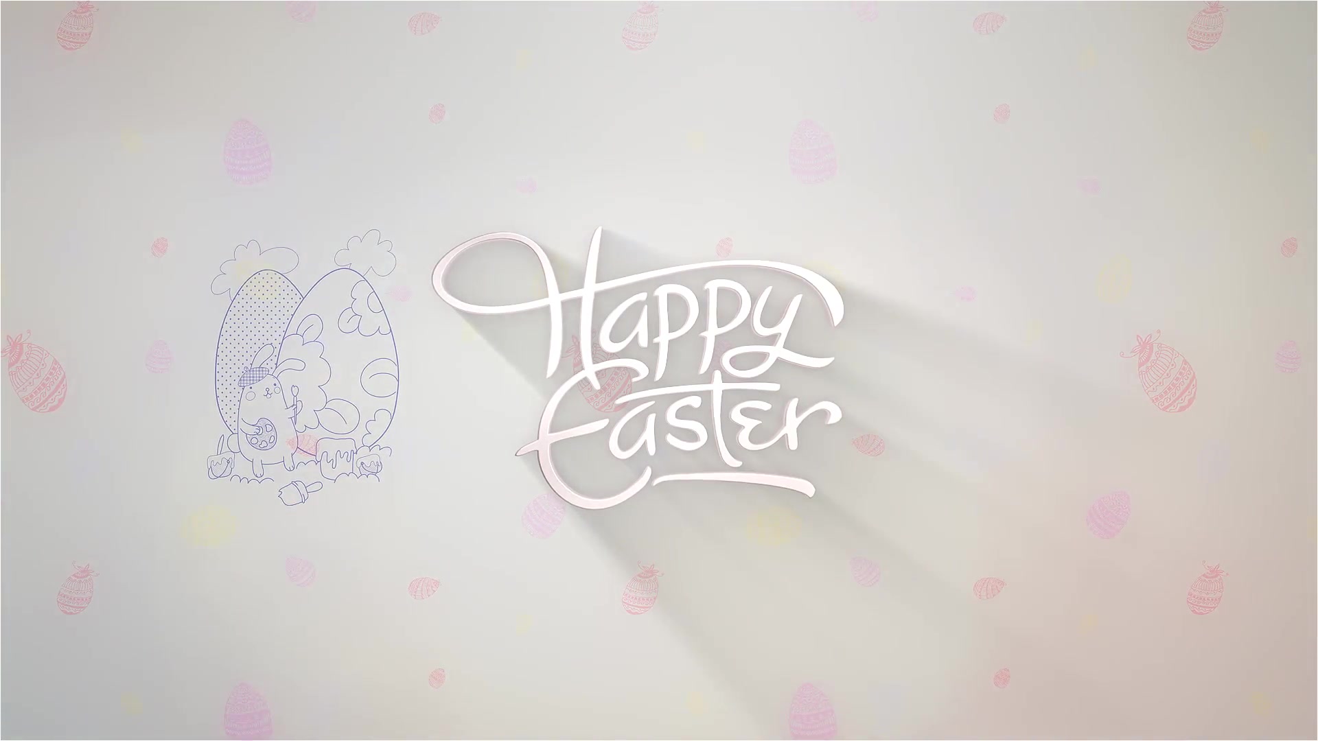 Happy Easter Logo Reveal Videohive 19714652 After Effects Image 4