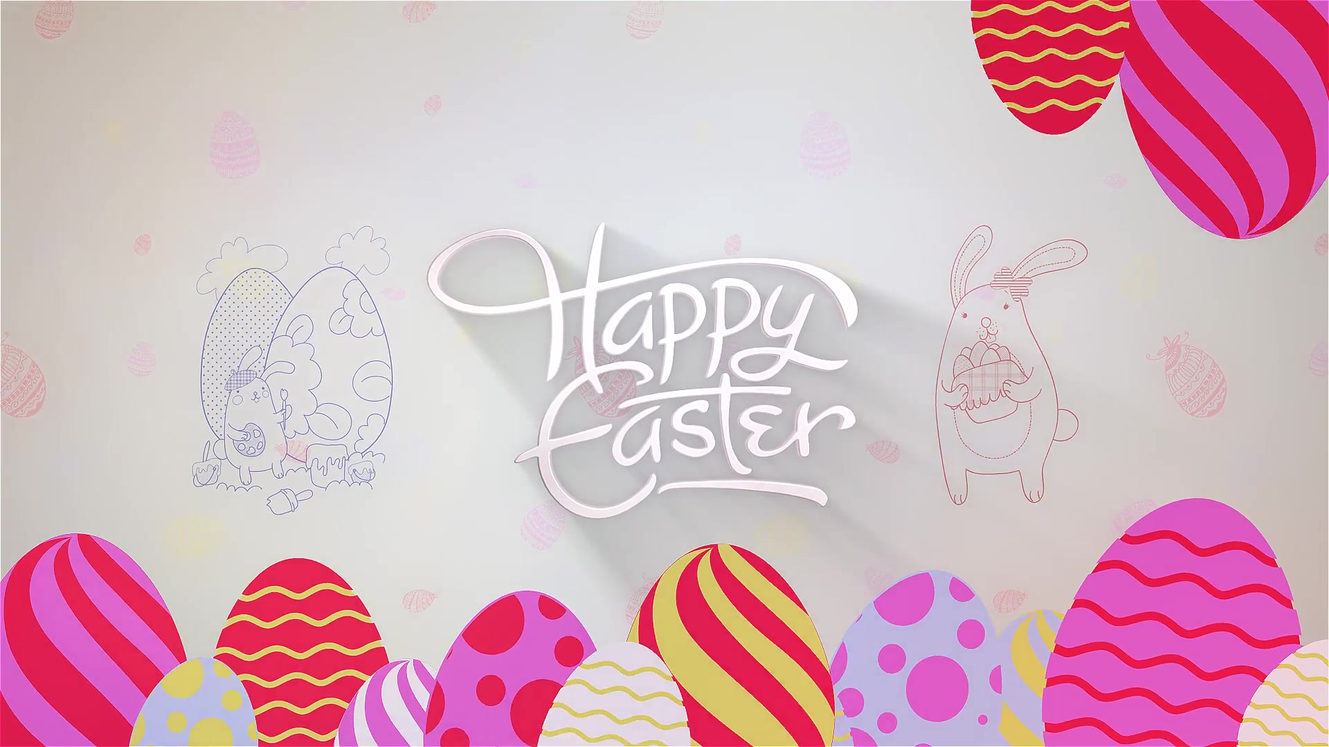 Happy Easter Logo Reveal Videohive 19714652 After Effects Image 5