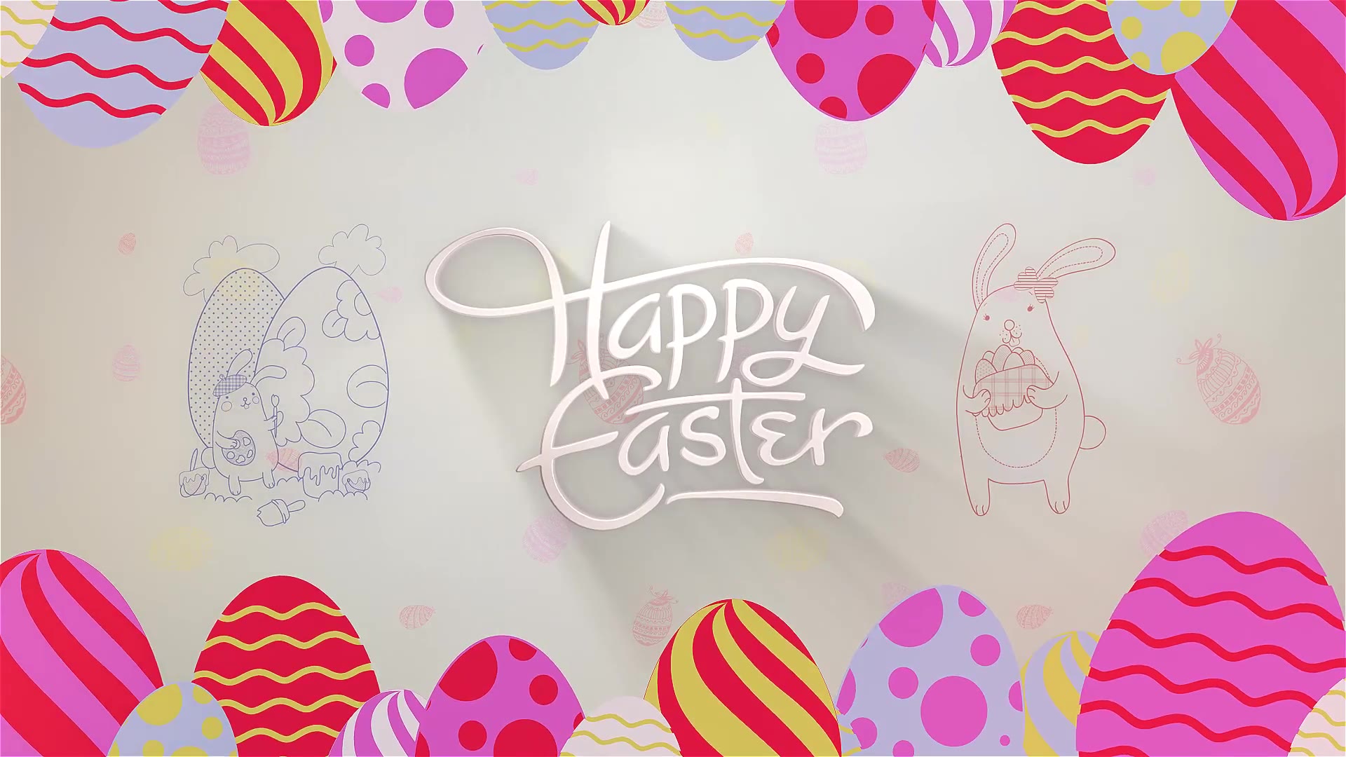 Happy Easter Logo Reveal Videohive 19714652 After Effects Image 6