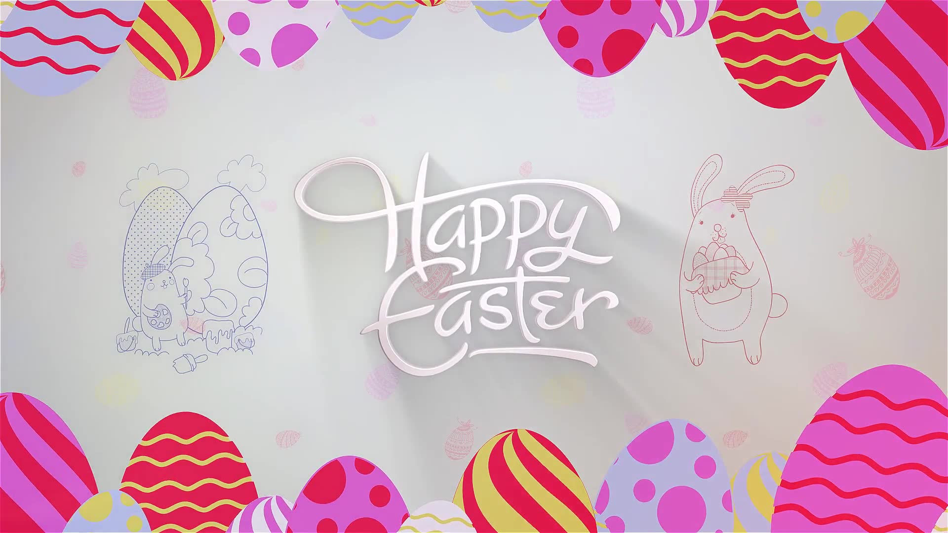 Happy Easter Logo Reveal Videohive 19714652 After Effects Image 7