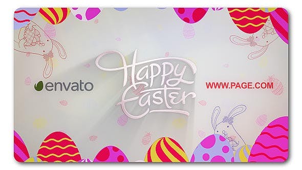 Happy Easter Logo Reveal - 19714652 Videohive Download