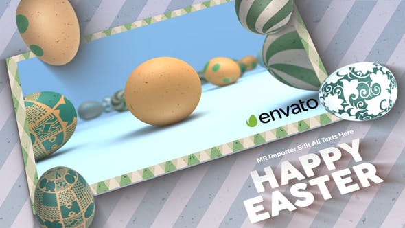 Happy Easter Logo - Videohive Download 31447104