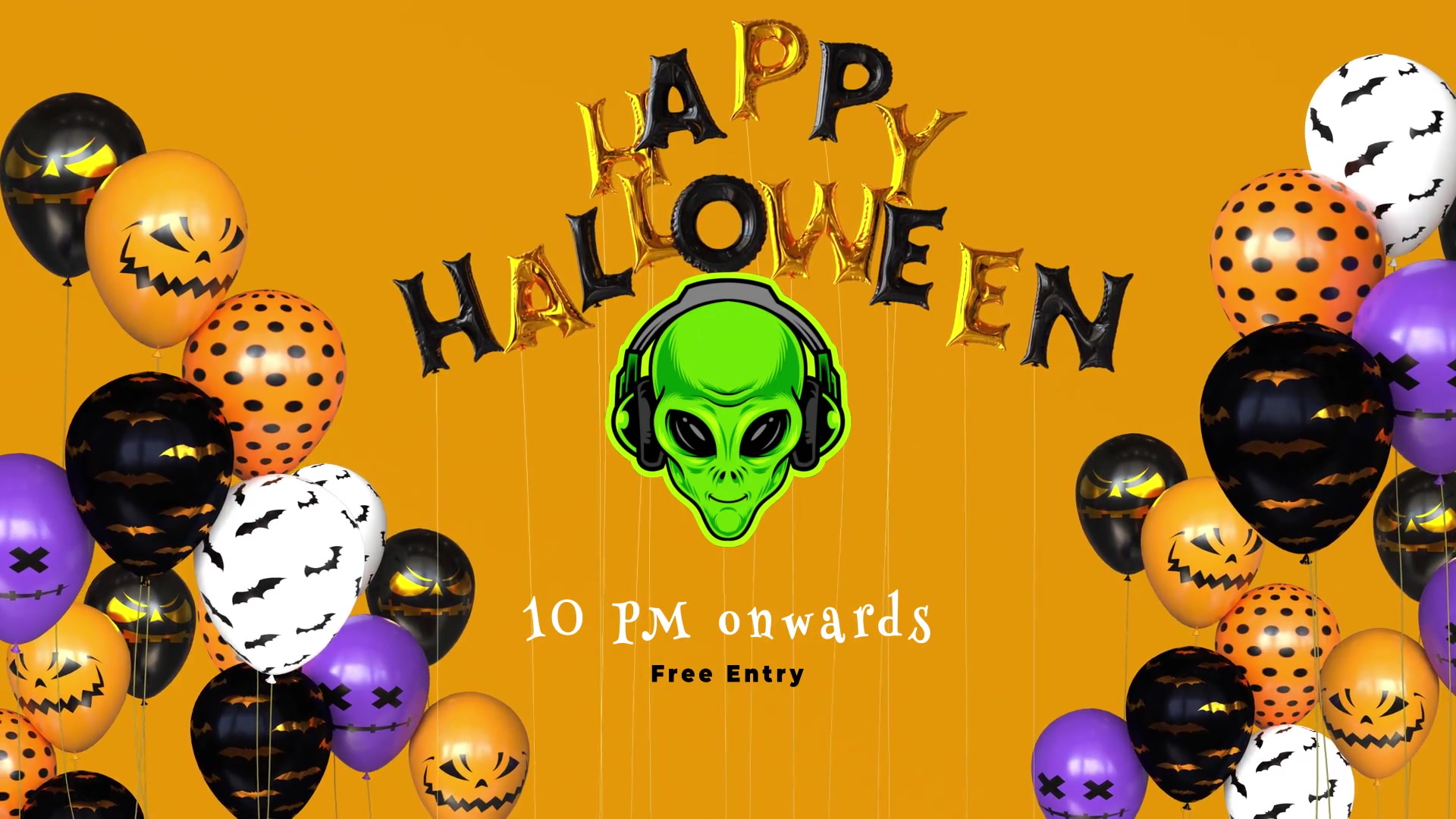 Happy Halloween Balloon Logo Reveal Videohive 28863311 After Effects Image 4