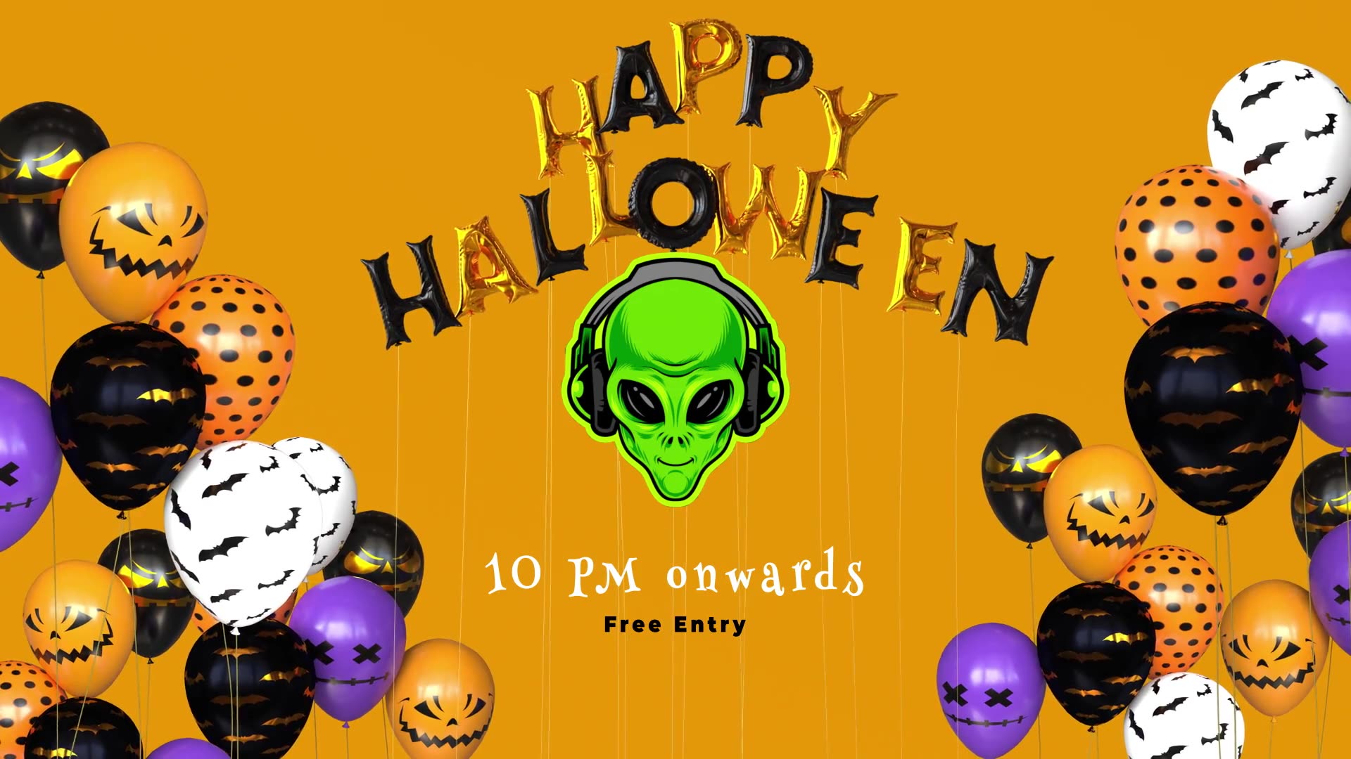 Happy Halloween Balloon Logo Reveal Videohive 28863311 After Effects Image 5