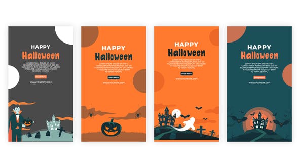 Happy Halloween Day Instagram Story Template - Download Videohive 39097511