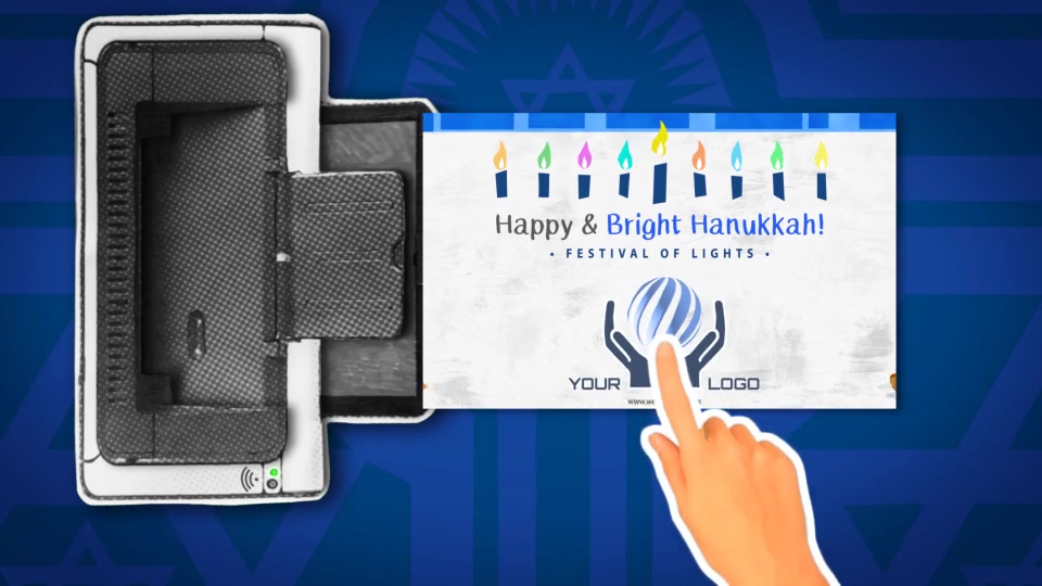 Happy Hanukkah Greetings Videohive 20951322 After Effects Image 7