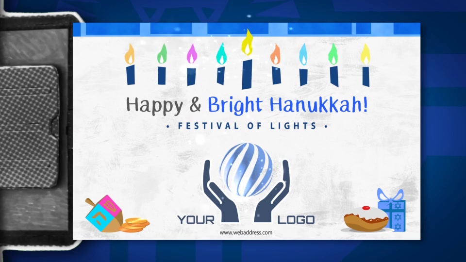 Happy Hanukkah Greetings Videohive 20951322 After Effects Image 8