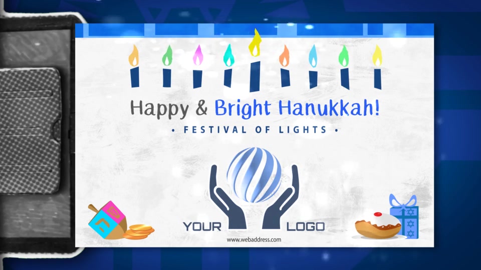 Happy Hanukkah Greetings Videohive 20951322 After Effects Image 9