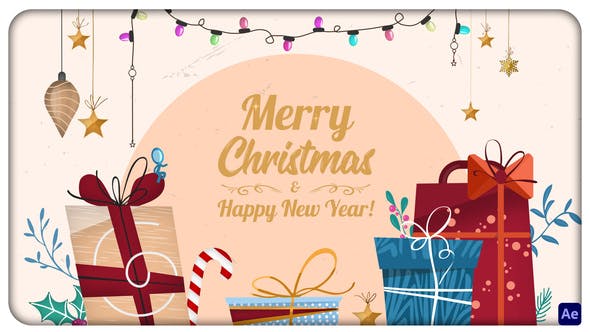 Happy Holidays Card - Download Videohive 34600147