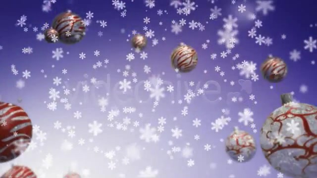 Happy Holidays Falling Christmas Ornaments Videohive 3522299 After Effects Image 5