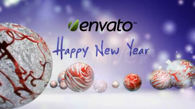 Happy Holidays Falling Christmas Ornaments Videohive 3522299 After Effects Image 9