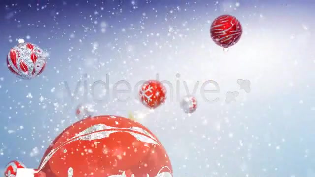 Happy Holidays Flying Christmas Ornaments Videohive 3649670 After Effects Image 7